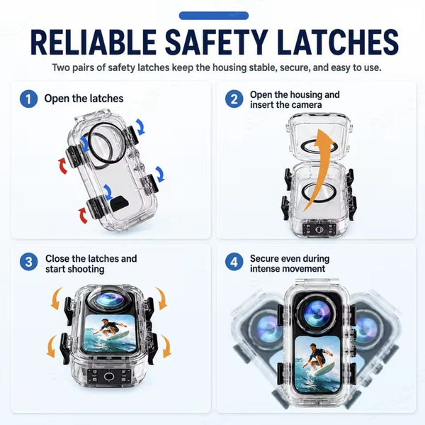Waterproof Case for Insta360 X6