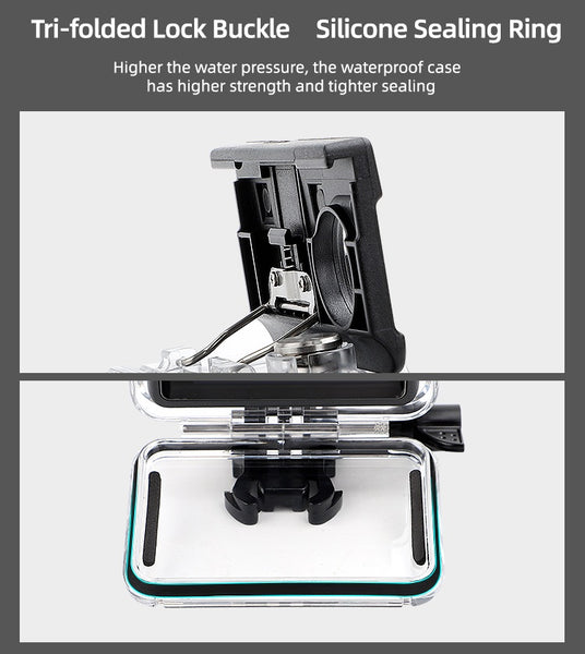 Waterproof Case for Osmo Action 5 Pro / Osmo Action 4 / Osmo Action 3