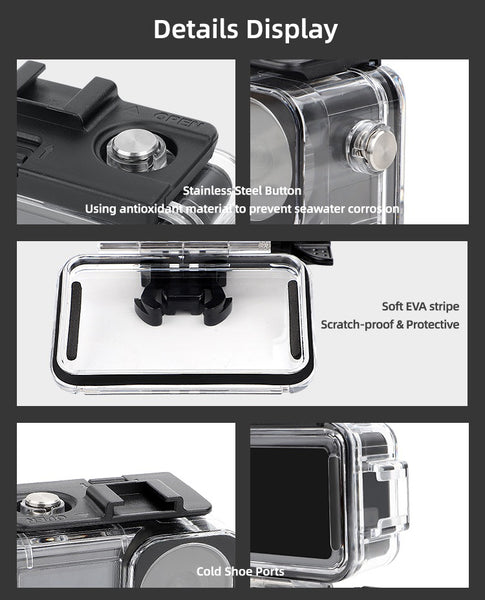 Waterproof Case for Osmo Action 5 Pro / Osmo Action 4 / Osmo Action 3