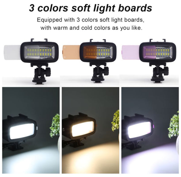 Waterproof LED Colour Light for GoPro
