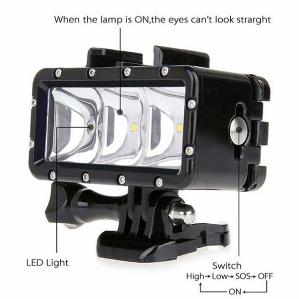 Underwater Light & Handheld Camera Stabilizer Kit