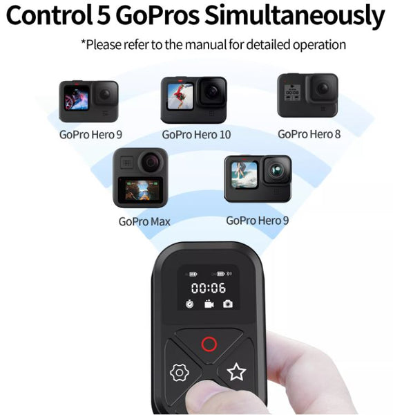 Wireless Waterproof Smart Remote for GoPro Max