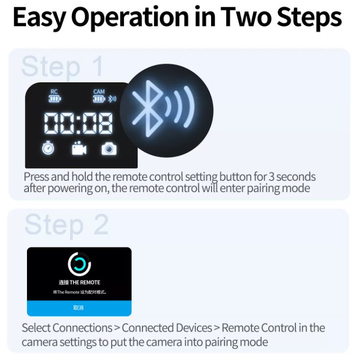 Wireless Waterproof Smart Remote for GoPro Max 1 | CamGo