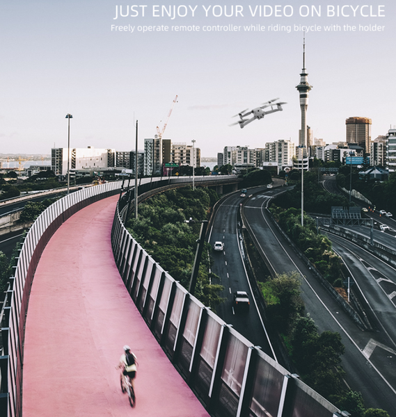 Bicycle Remote Control Holder for Mini 5 4 Pro / Neo / Air 3S / Air 3 (RC-N2/N3 Controller)