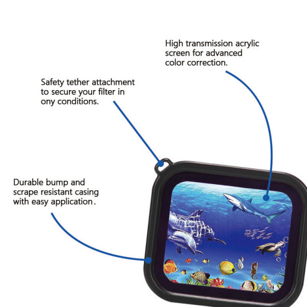 Underwater Red Lens Filter for Osmo Action