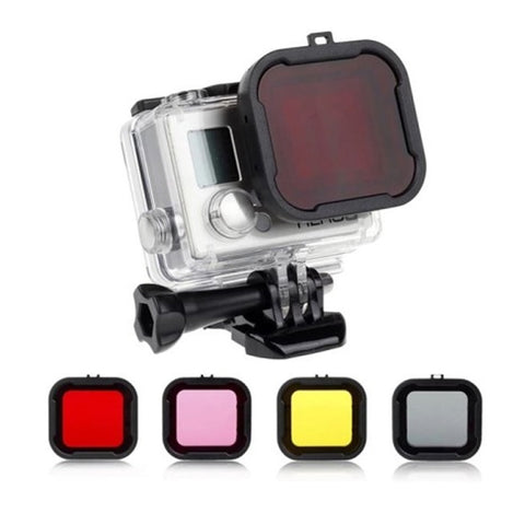 Diving Lens Filter Kit For GoPro Hero 3+ & 4