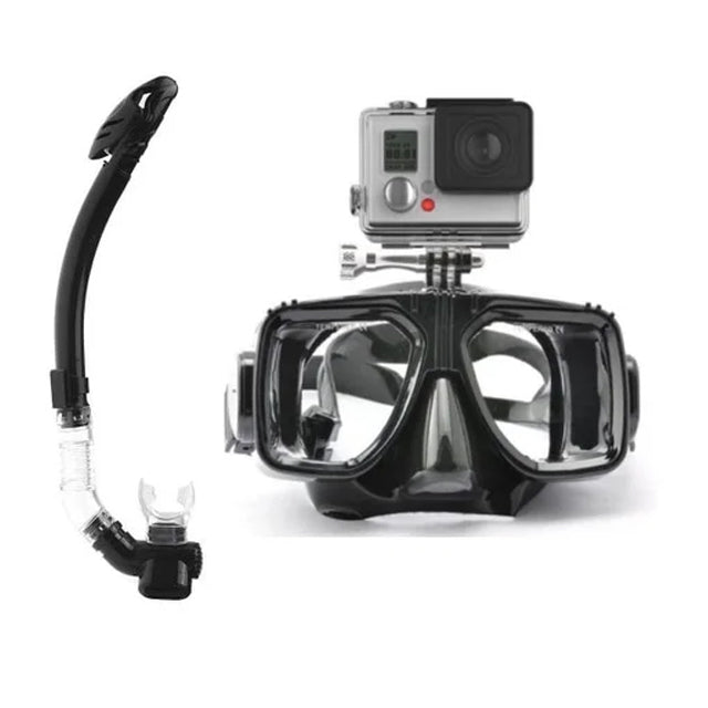 Scuba Diving Mask & Purge Snorkel for GoPro