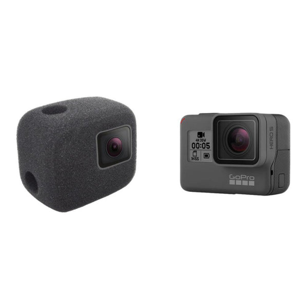Windproof Foam Cover for GoPro Hero 7 White & Silver