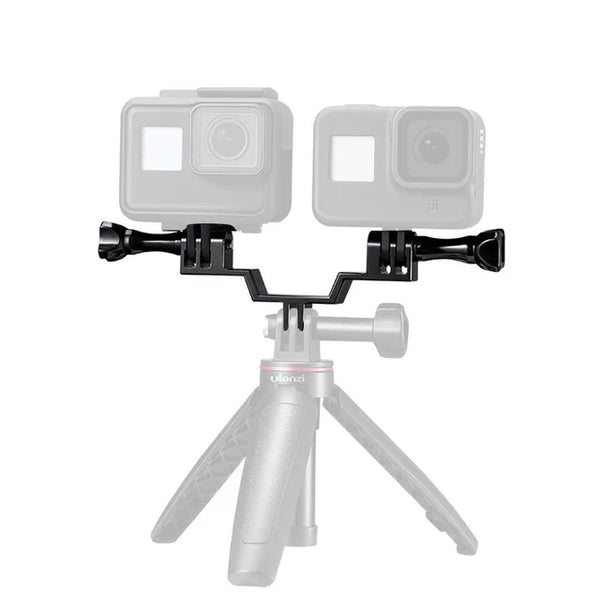 Aluminum Double Camera Mount for GoPro