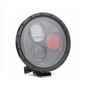 Red Lens & Macro Lens Waterproof Case for GoPro Hero 5/6/7 Black