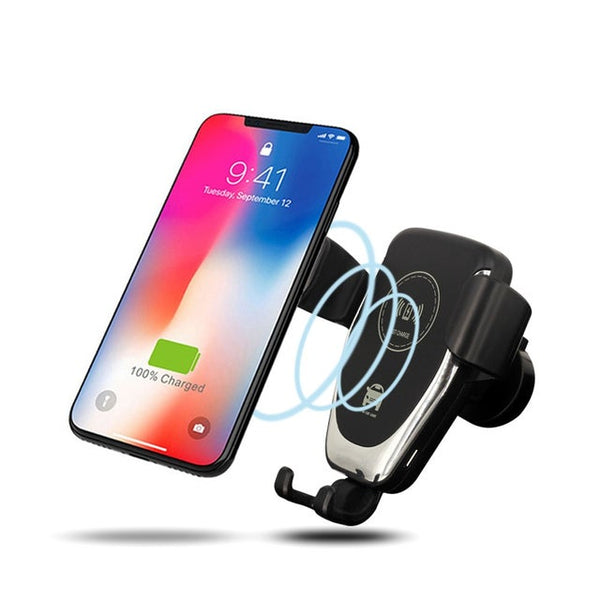 Wireless Phone Car Charger & Holder