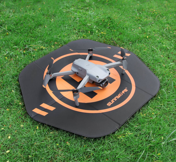 Fast Fold Leather Drone Landing Pad 55cm