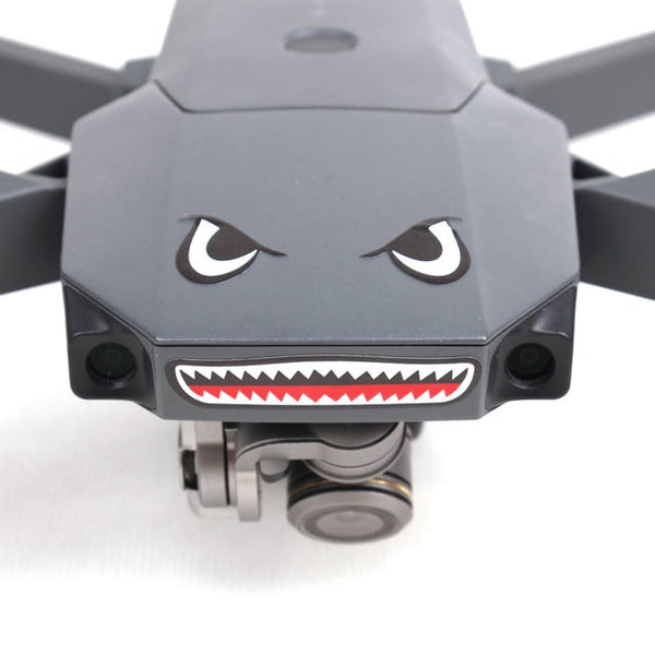 Shark Facial Expression Sticker for Drones