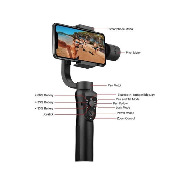 3-Axis Smartphone Gimbal Stabilizer Pro