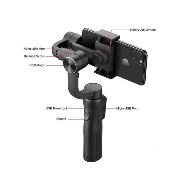 3-Axis Smartphone Gimbal Stabilizer Pro