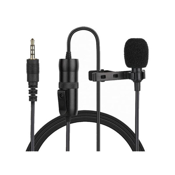 Lavalier Microphone for Smartphones / Camcorders / DSLR / PC / Audio Recorders