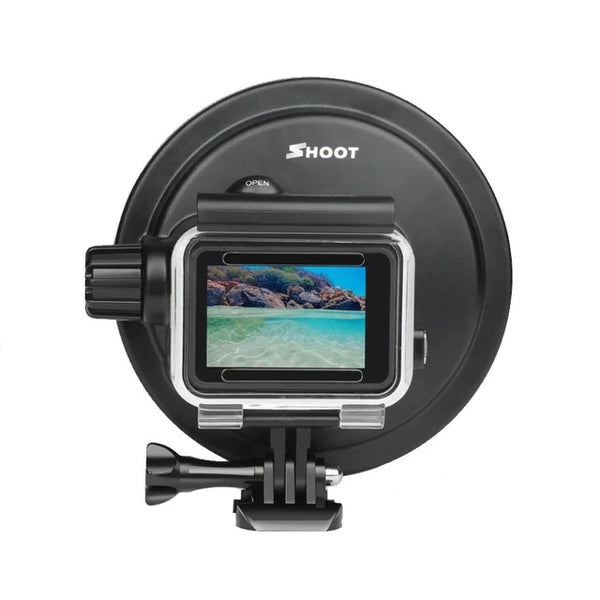 Red Lens & Macro Lens Waterproof Case for GoPro Hero 5/6/7 Black